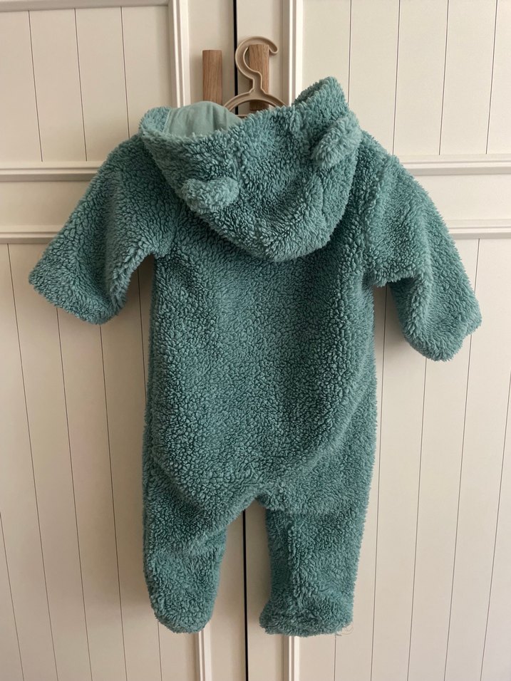 Fisher Price Turkuaz Erkek Bebek Triko Tulum - Görsel 4