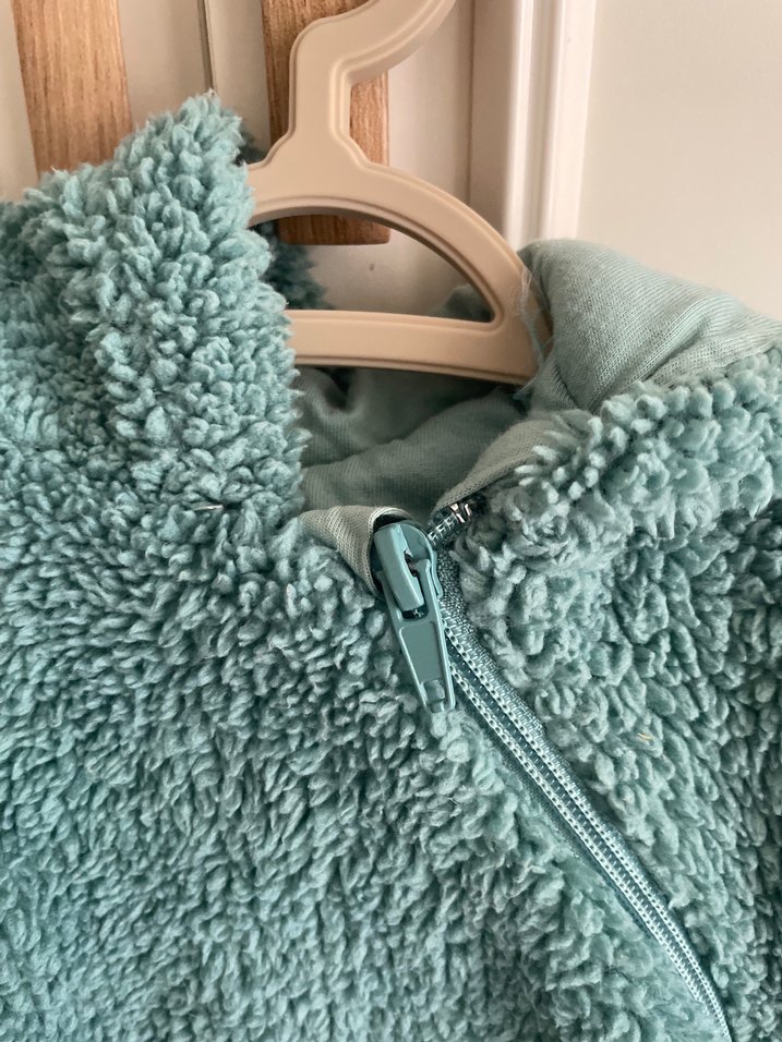 Fisher Price Turkuaz Erkek Bebek Triko Tulum - Görsel 3