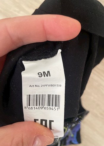 Diğer GB BABY Erkek Siyah Baskılı Kısa Kollu Tişört