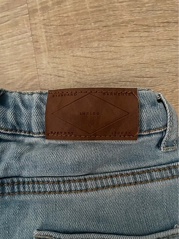 9-12 Ay Beden mavi Renk Zara Denim Bebek Kot