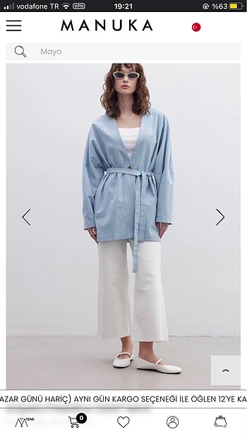 manuka kimono ceket