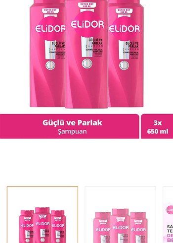 Elidpr şampuan (650 ml)