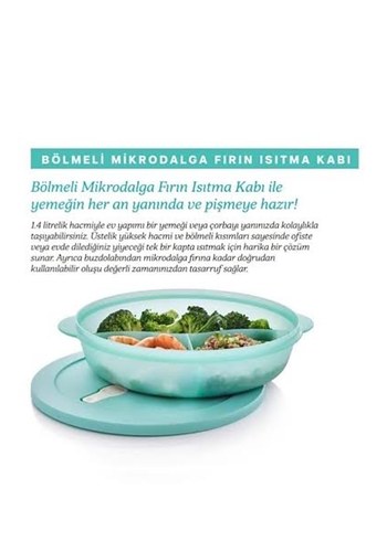 Tupperware Tupperware Bölmeli Mikrodalga Kabı