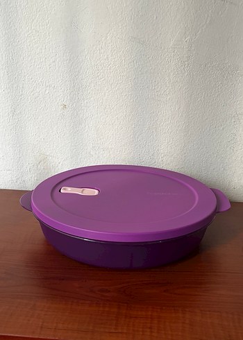 Beden mor Renk Tupperware Bölmeli Mikrodalga Kabı