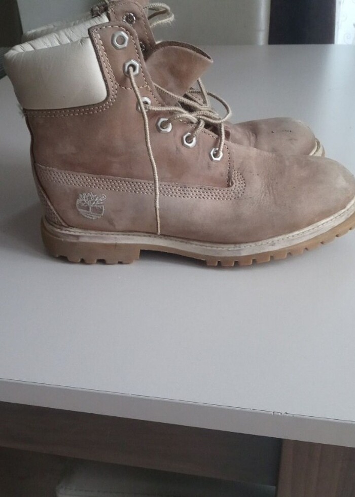 ORJİNAL TİMBERLAND KOYU BEJ BOT - Görsel 2