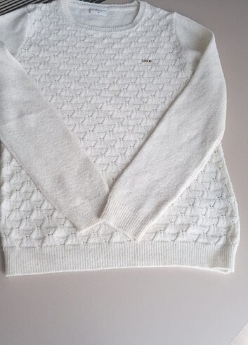 Us polo melanj kadın kazak - Görsel 2