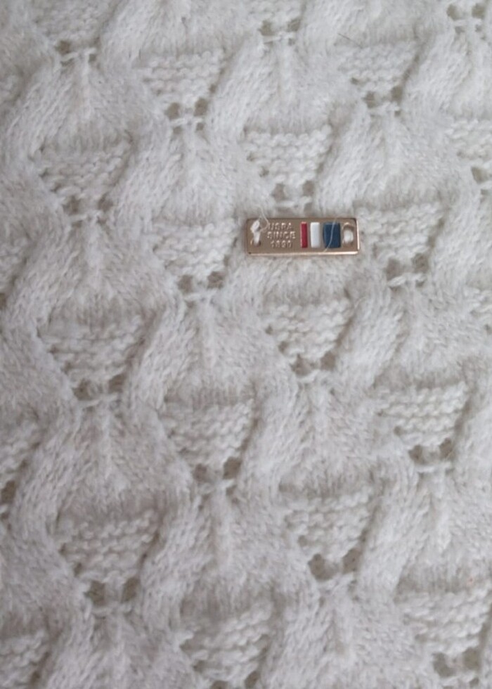 Us polo melanj kadın kazak - Görsel 3