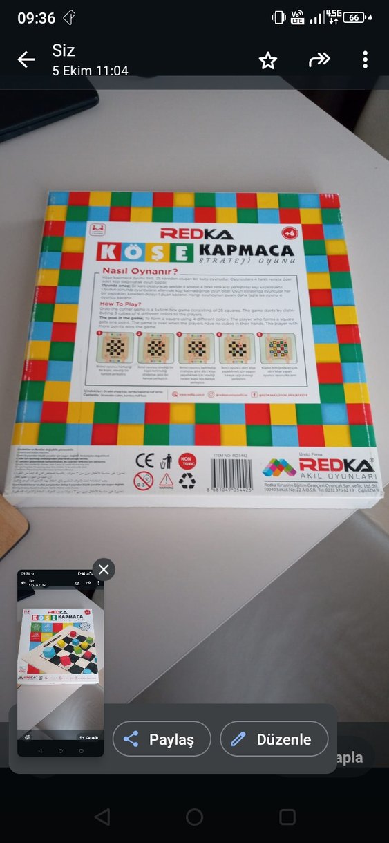 Redka Köşe Kapmaca Strateji Oyunu - Görsel 2