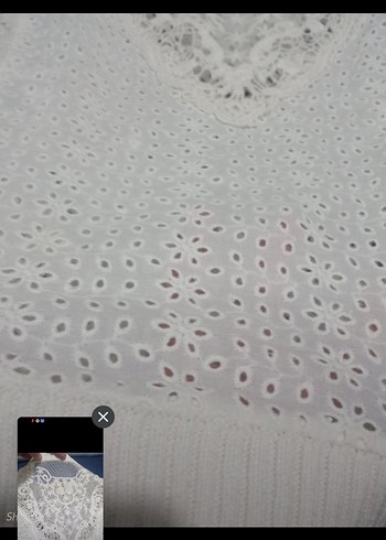 Beyaz Örgü Kadın Kazak UTOPIAn - Görsel 3