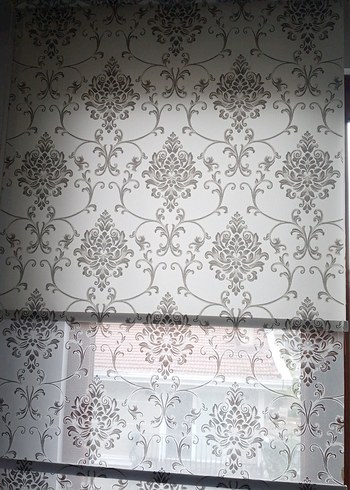 İnci Boncuklu Bej çift mekanizmanın stor perde 100*200 cm - Görsel 4