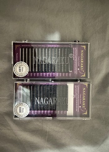 Nagaraku Siyah Takma Kirpik Seti - Görsel 3