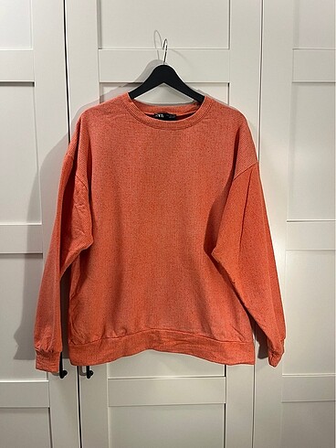 Zara Salmon Pink Sweatshirt