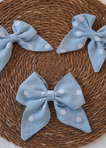 Mavi Çiçekli Bohem Fiyonk Toka - Görsel 4