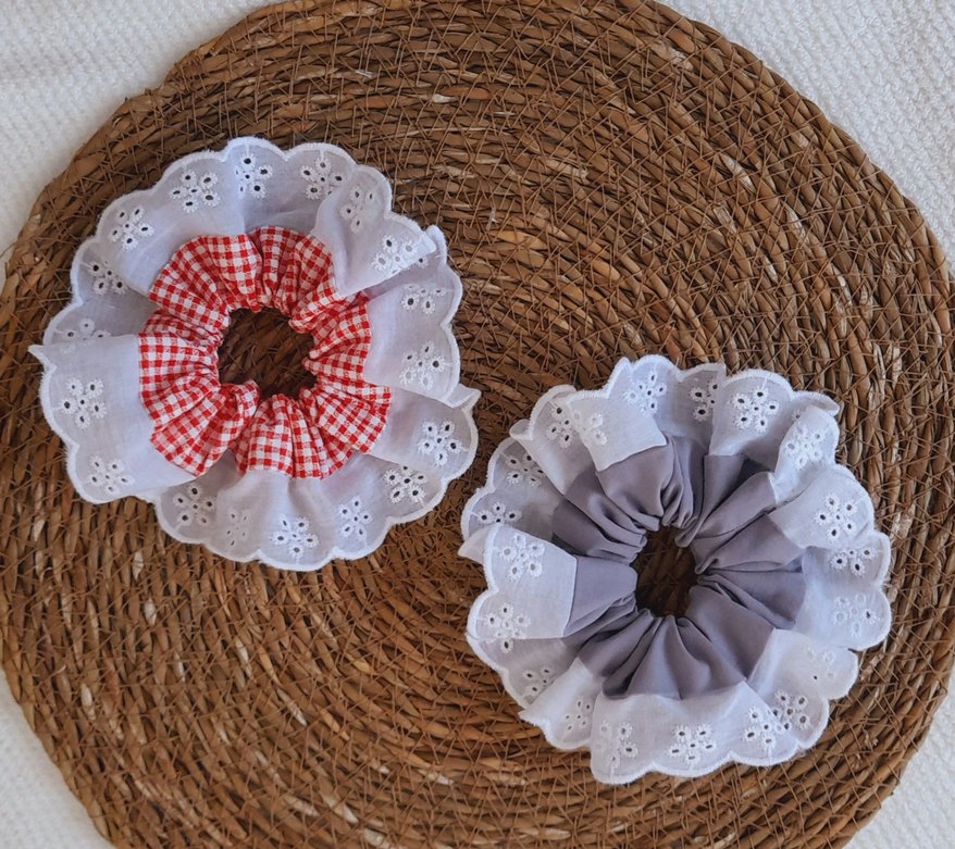 Mavi Çiçekli Bohem Fiyonk Toka - Görsel 3