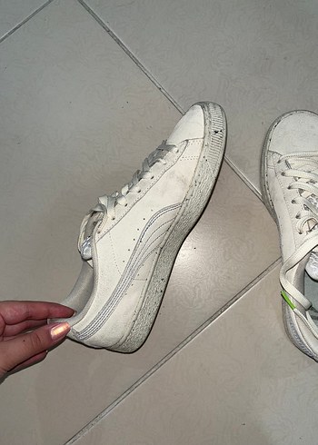 Puma Kırık Beyaz Kadın Sneaker Ayakkabı