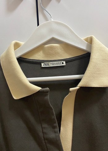 Bej Yaka Detaylı Kadın Sweatshirt - Görsel 3