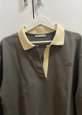 Bej Yaka Detaylı Kadın Sweatshirt - Görsel 2