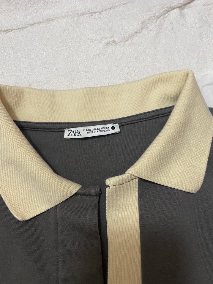 Bej Yaka Detaylı Kadın Sweatshirt - Görsel 5