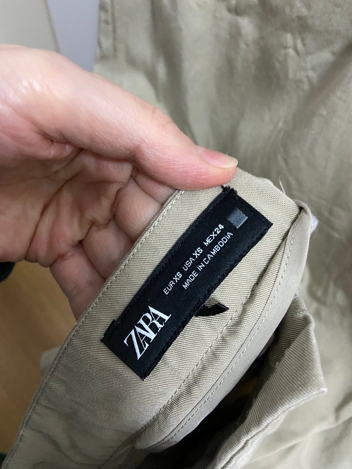 Bej Kadın Keten Salaş Midi Pantolon palazzo - Görsel 3