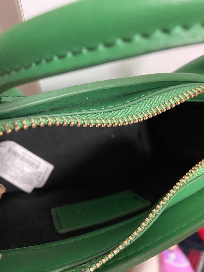 Yeşil Deri Kadın Çanta - Görsel 2