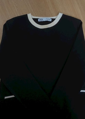 Siyah Uzun piliseli Midi triko Elbise - Görsel 4