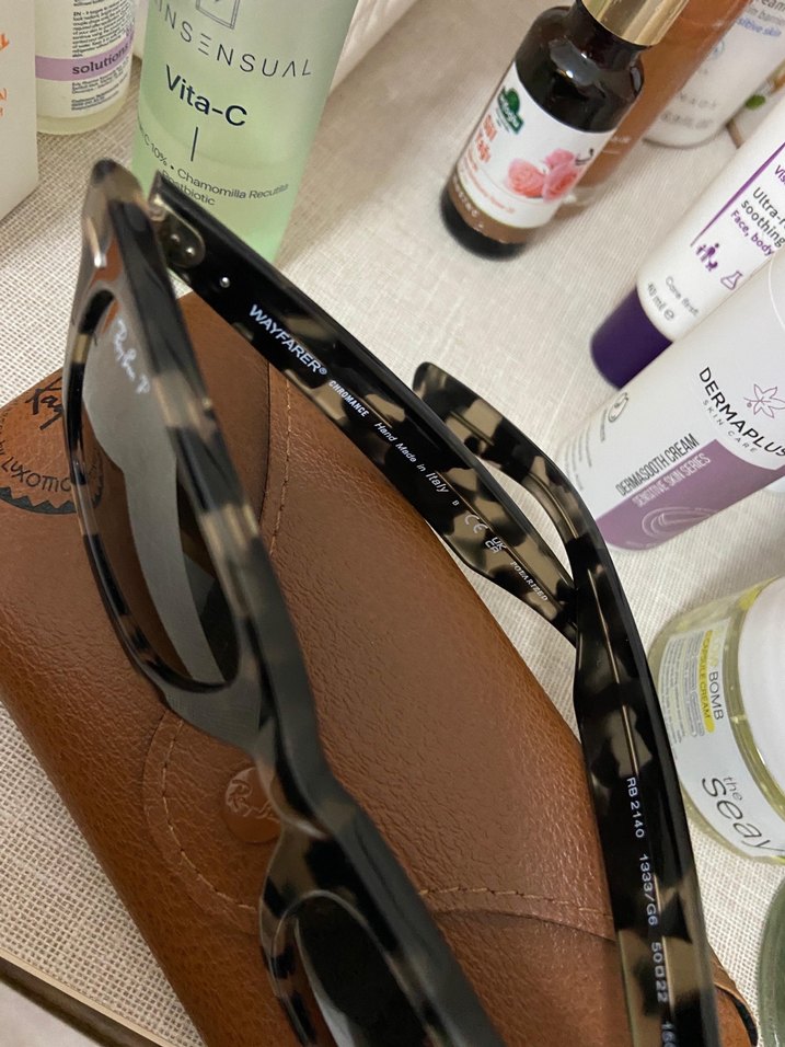 Kahverengi Tokalı Kadın Güneş Gözlüğü ray ban - Görsel 2