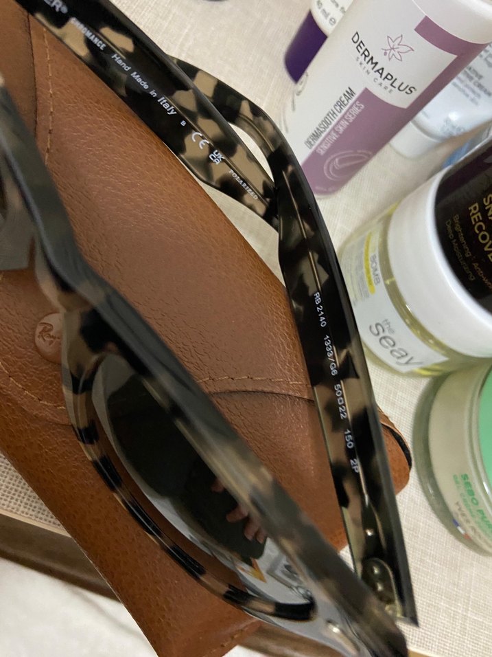 Kahverengi Tokalı Kadın Güneş Gözlüğü ray ban - Görsel 4