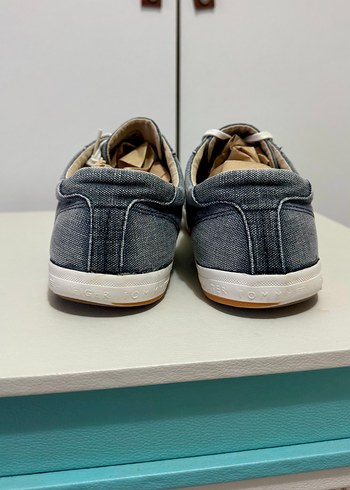 Tommy Hilfiger Erkek Mavi Denim Spor Ayakkabı - Görsel 10