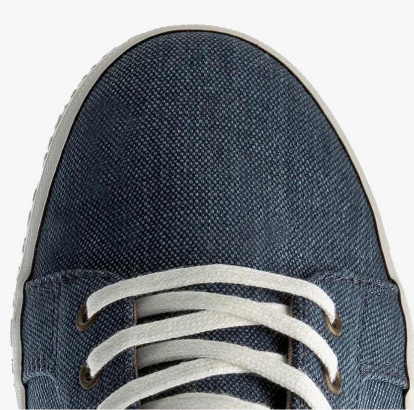 Tommy Hilfiger Erkek Mavi Denim Spor Ayakkabı - Görsel 4