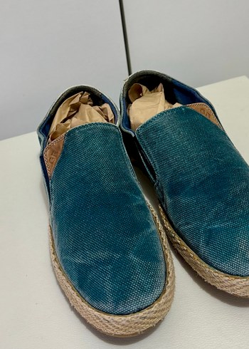 Erkek Mavi Denim Düğmeli Grayder Ayakkabı - Görsel 3