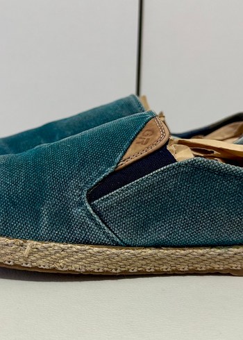 Erkek Mavi Denim Düğmeli Grayder Ayakkabı - Görsel 2