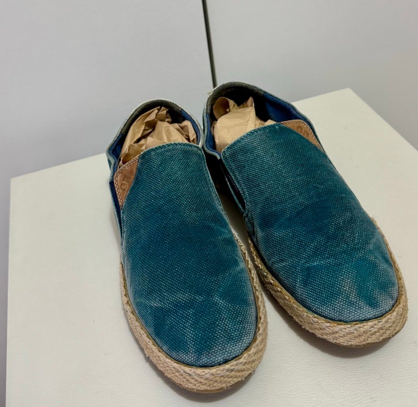 Erkek Mavi Denim Düğmeli Grayder Ayakkabı - Görsel 3