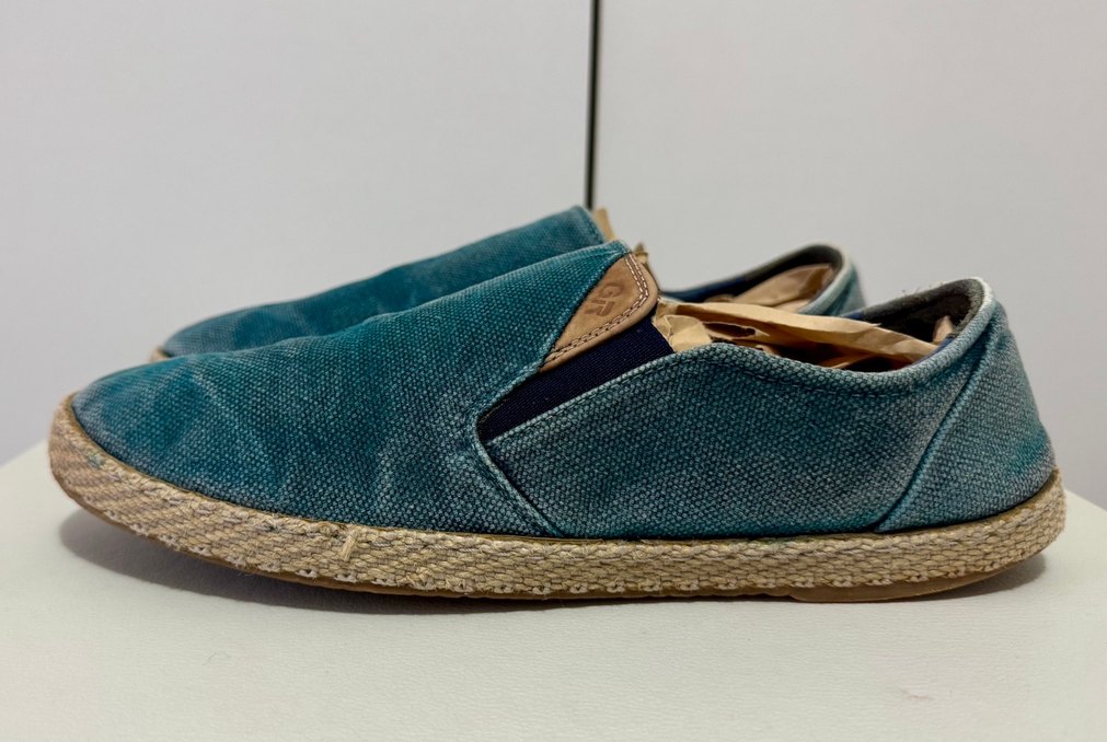 Erkek Mavi Denim Düğmeli Grayder Ayakkabı - Görsel 2