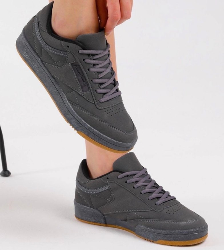 Tommy Black Gri Spor Ayakkabı - Görsel 2