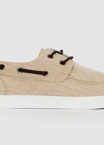 Bej Düğmeli Erkek Günlük Ayakkabı - Görsel 2