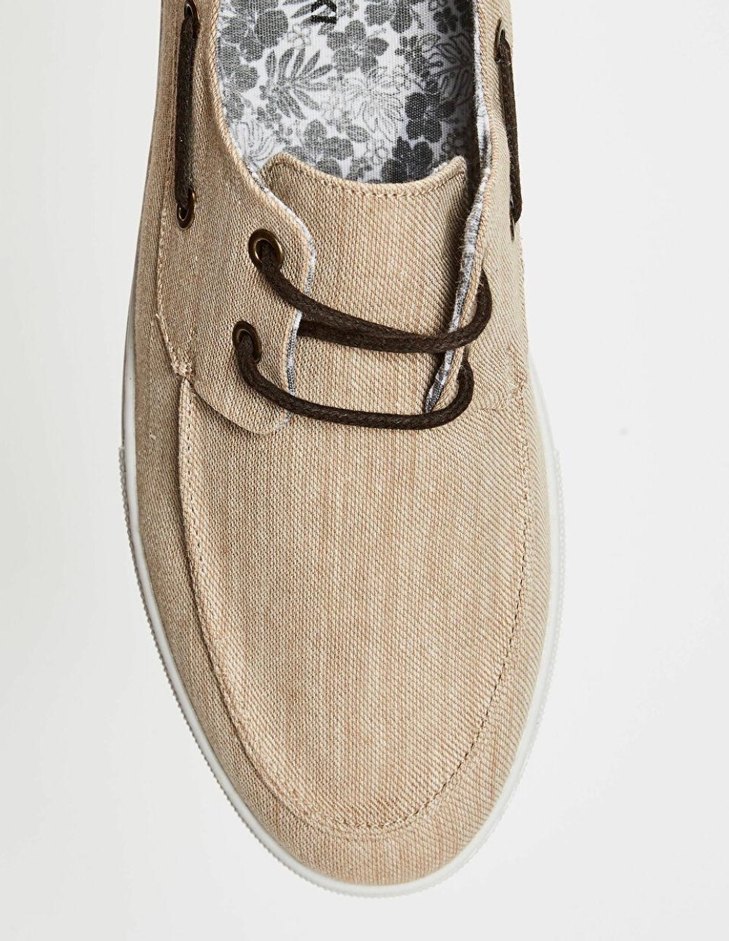 Bej Düğmeli Erkek Günlük Ayakkabı - Görsel 5