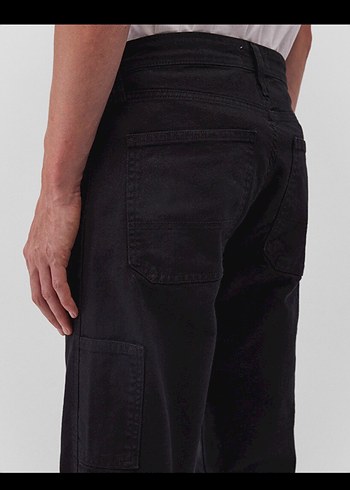 Siyah Regular Fit Denim Erkek Pantolon - Görsel 2