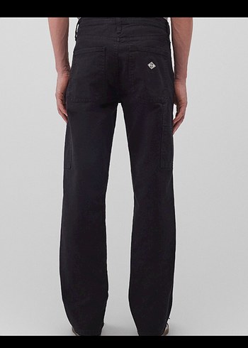 Siyah Regular Fit Denim Erkek Pantolon - Görsel 3