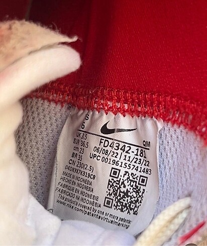 36 Beden beyaz Renk Nike kız çocuk ayakkabı 36-36.5