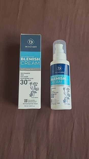 Dr Tayyar Öz cilt beyazlatıcı leke kremi+30 spf