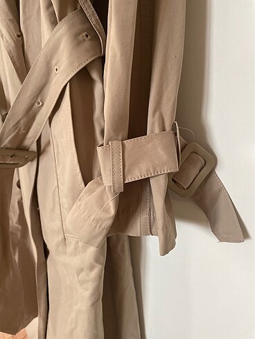 xs Beden camel Renk Zara trenchcoat
