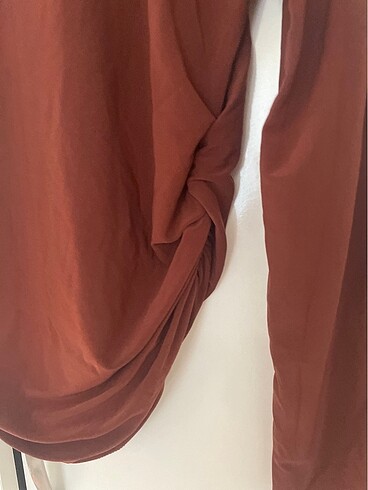 m Beden bordo Renk Zara bluz