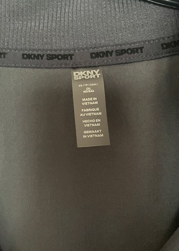 DKNY Gri Yarım Fermuarlı Kadın Sweatshirt