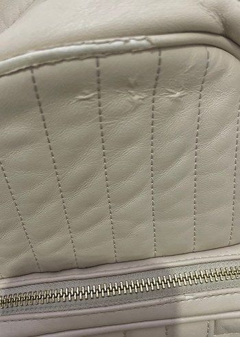 Love Moschino Bej Deri Kadın Sırt Çantası