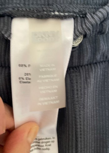 xs Beden Gri Rahat Kesim Kadın Kumaş Pantolon