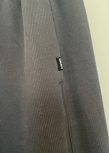 DKNY Gri Rahat Kesim Kadın Kumaş Pantolon