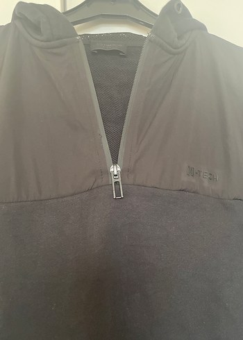 Network Siyah Yarım Fermuarlı Polar Sweatshirt