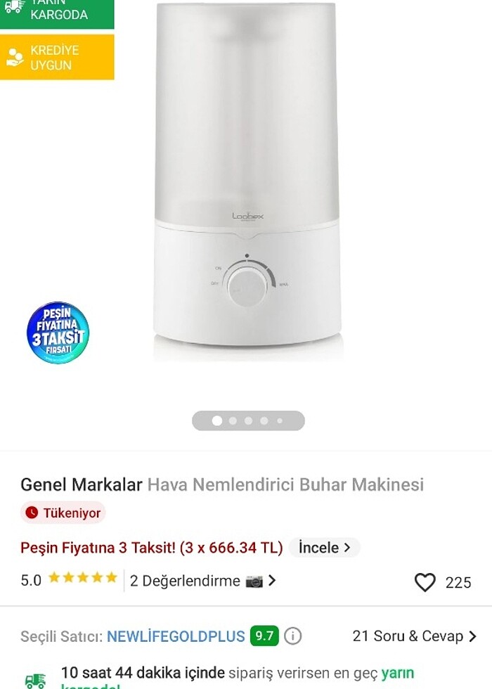 Hava nemlendirici  - Görsel 2