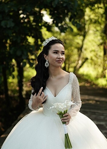 Prenses model gelinlik 