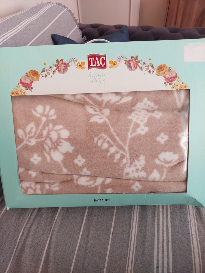 Bej Çiçek Desenli - Görsel 2